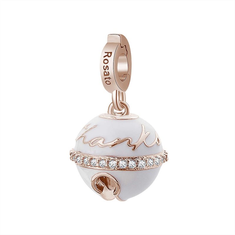 Rosato - Charm Donna Storie - Argento 925 - Placcatura Oro Rosa