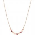 Rosato - Collana Donna Cubica - Argento 925 - Oro Rosa
