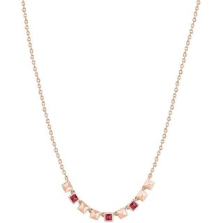 Rosato - Collana Donna Cubica - Argento 925 - Oro Rosa
