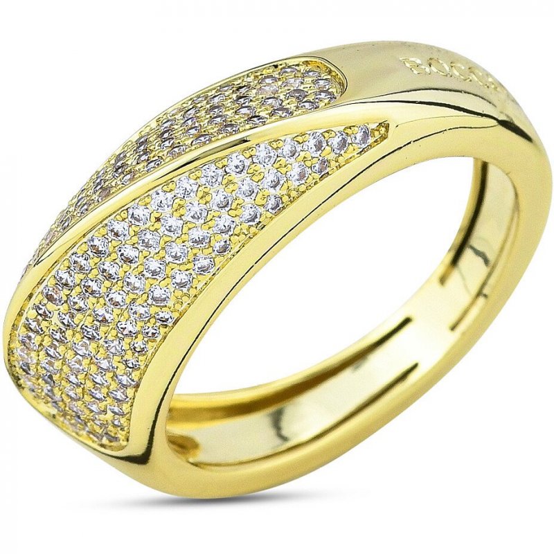 Boccadamo - Anello Kan019D - Oro Giallo - Zirconi