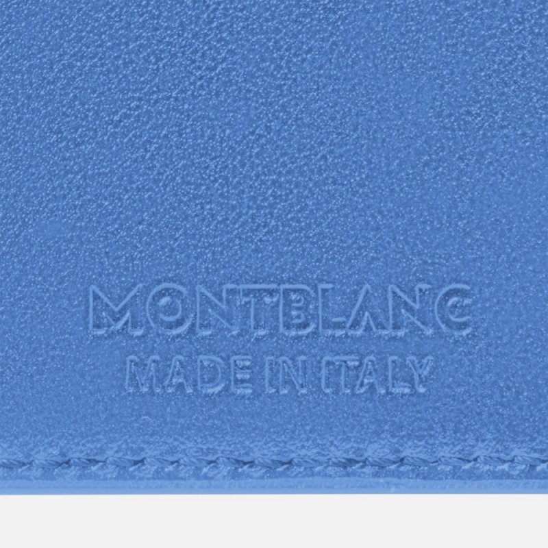 Montblanc - Porta Carte Meisterstück - Pelle - Dusty Blue