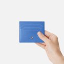 Montblanc - Porta Carte Meisterstück - Pelle - Dusty Blue