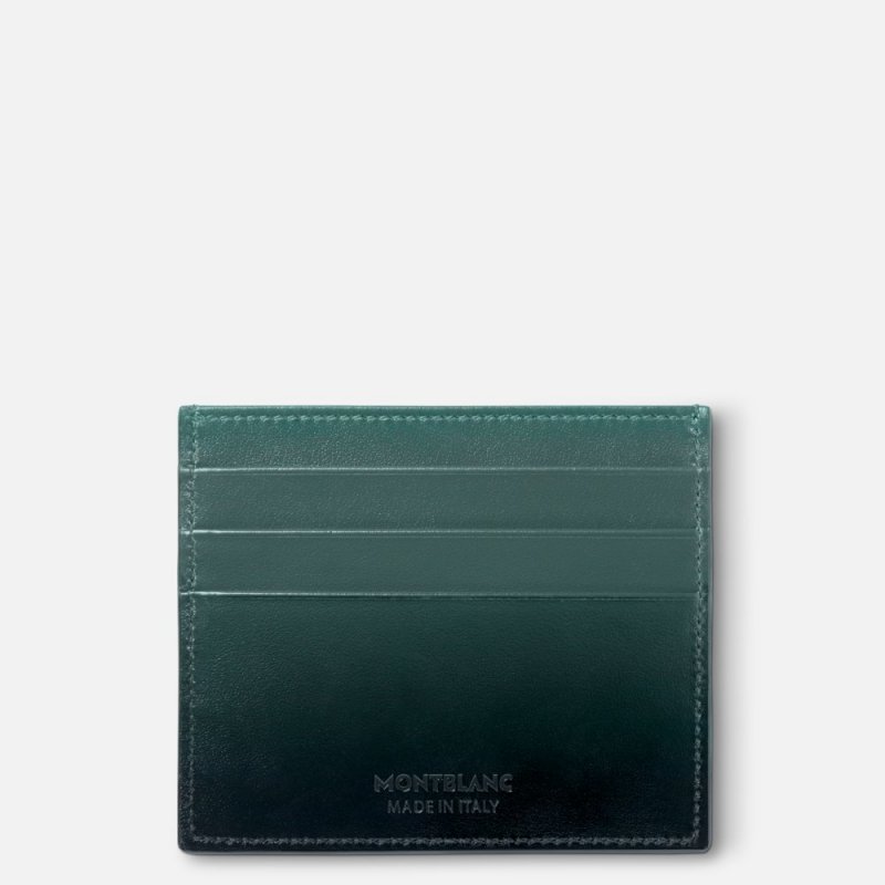 Montblanc - Porta Carte Meisterstück - Pelle - Verde