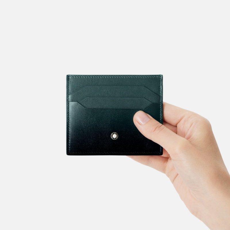 Montblanc - Porta Carte Meisterstück - Pelle - Verde
