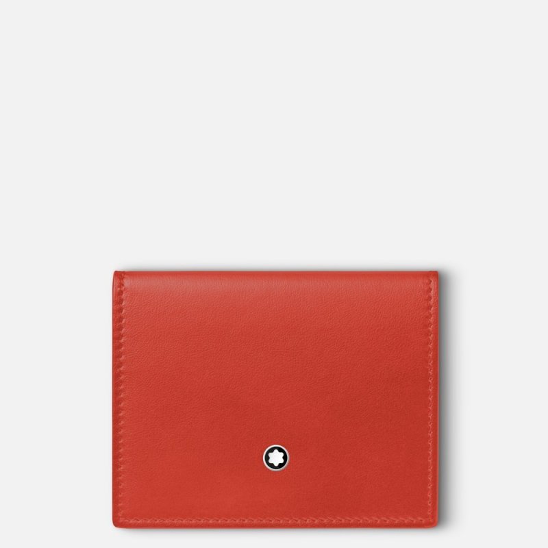 Montblanc - Porta Carte Trio Soft - Corallo