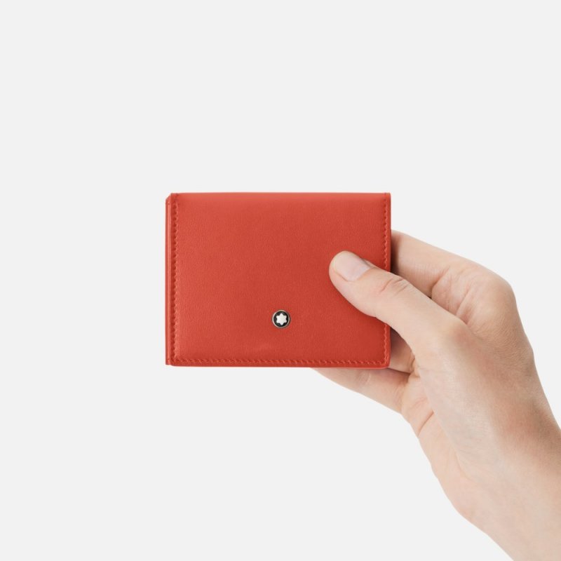 Montblanc - Porta Carte Trio Soft - Corallo