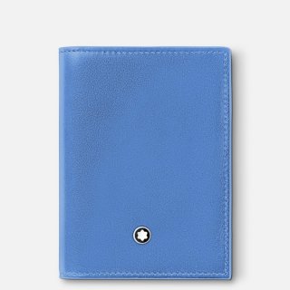 Montblanc - Porta Carte Meisterstück - Pelle - Blu
