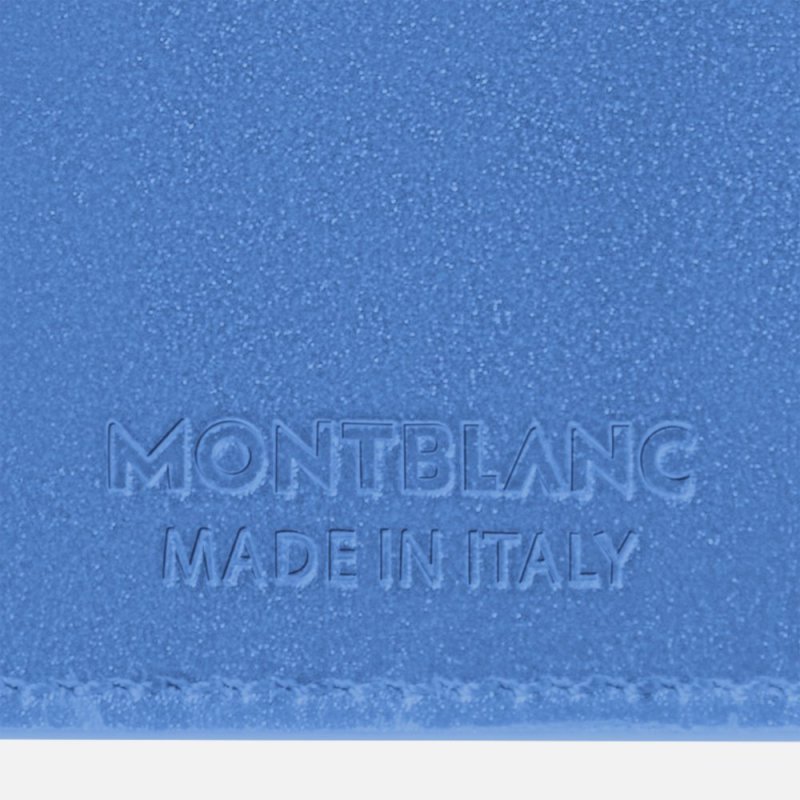 Montblanc - Porta Carte Meisterstück - Pelle - Blu