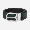 Montblanc - Cintura British Green - Pelle - 35 Mm