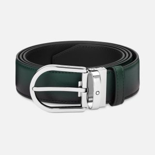 Montblanc - Cintura British Green - Pelle - 35 Mm