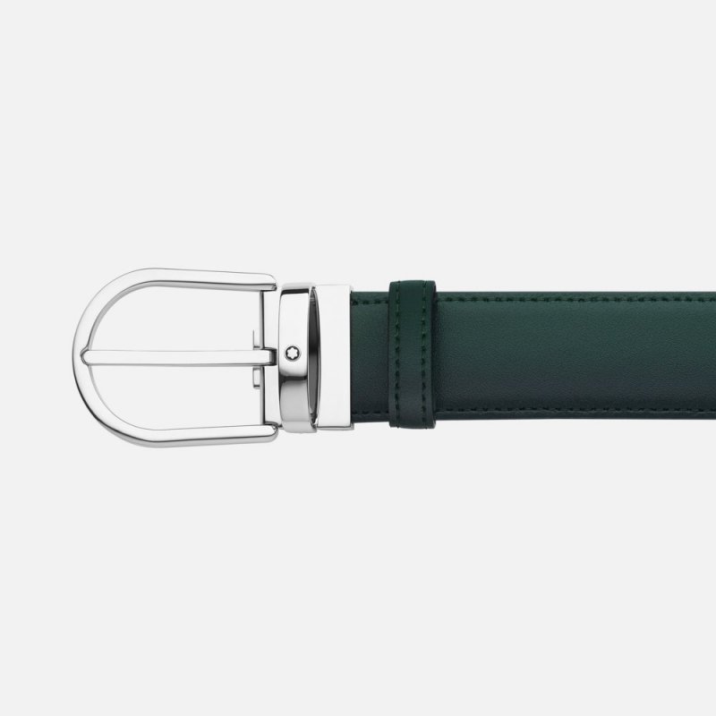 Montblanc - Cintura British Green - Pelle - 35 Mm