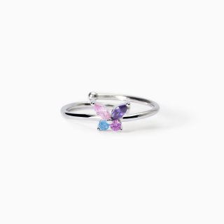 Anello Da Bambina Con Farfalla,Secret Garden,