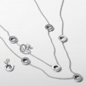 Collana Cerchi Pavè
