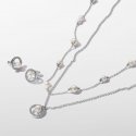 Collana con Perla d’Acqua Dolce Coltivata e Pavè