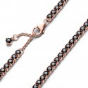 Bracciale Tennis con Pietre Nere