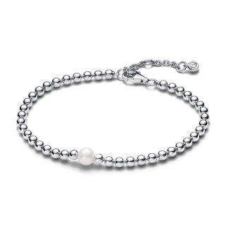 Bracciale con Perla d’Acqua Dolce Coltivata e Sfere