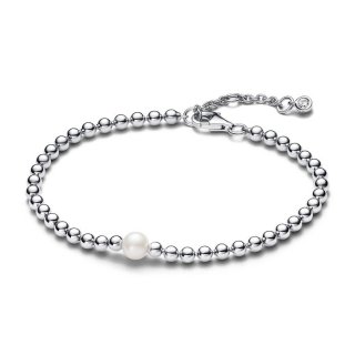 Bracciale con Perla d’Acqua Dolce Coltivata e Sfere