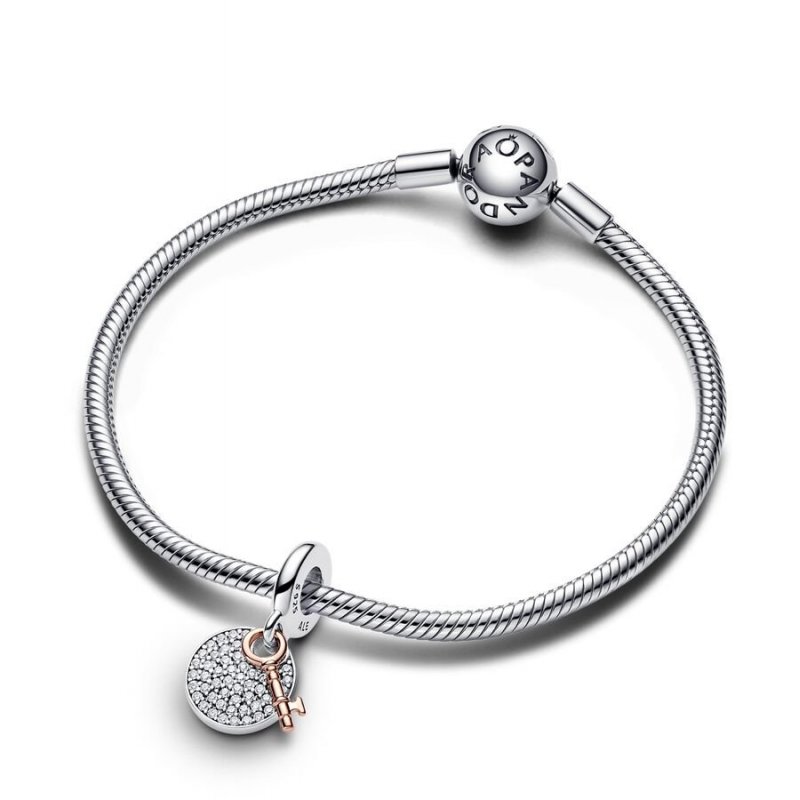 Charm Pendente Chiave Della Felicità