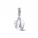 Charm Pendente Rosa Bianca