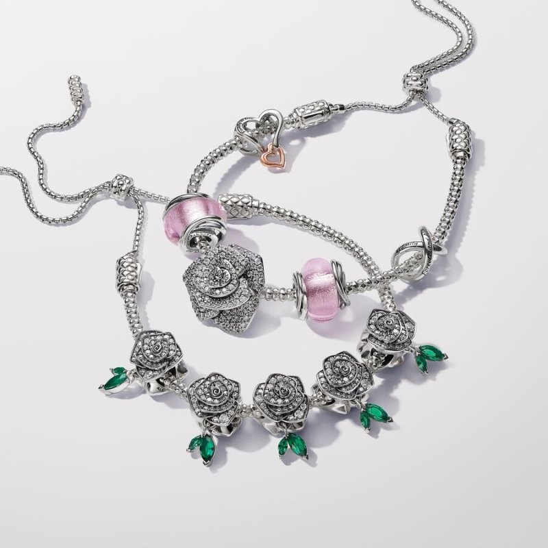 Charm Rosa Scintillante