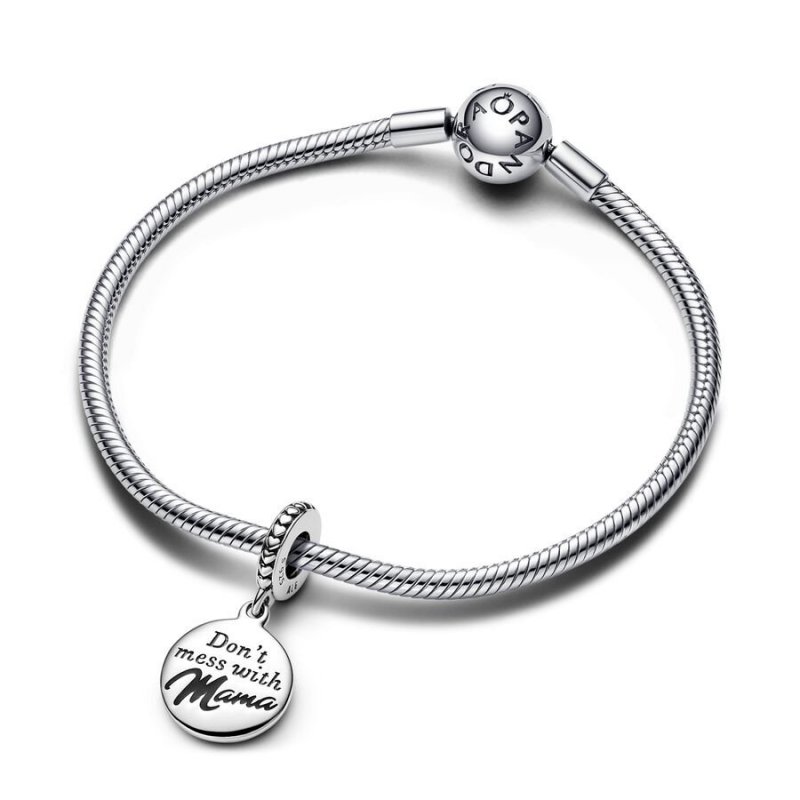 Charm Pendente “Don’t’ Mess with Mama” da incidere