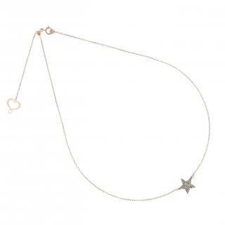 Maman Et Sophie - Girocollo Stella - Oro Rosa - Polvere