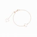 Maman Et Sophie - Bracciale Cuore - Argento 925 - Rosa