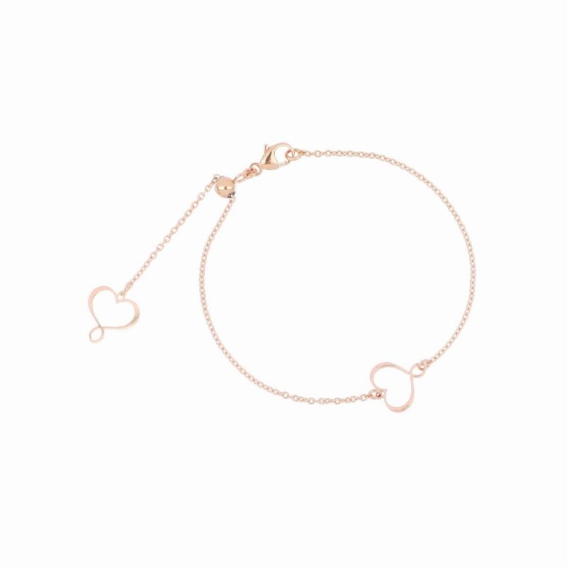 Maman Et Sophie - Bracciale Cuore - Argento 925 - Rosa