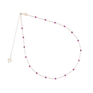 Maman Et Sophie - Girocollo Rubini - Oro Rosa