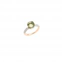 Pomellato - Anello Nudo Petit - Oro Rosa E Bianco