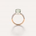 Pomellato - Anello Nudo Petit - Oro Rosa E Bianco