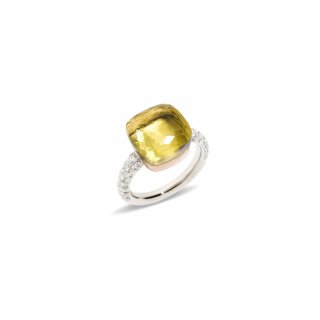Pomellato - Anello Nudo Maxi - Oro Rosa - Quarzo