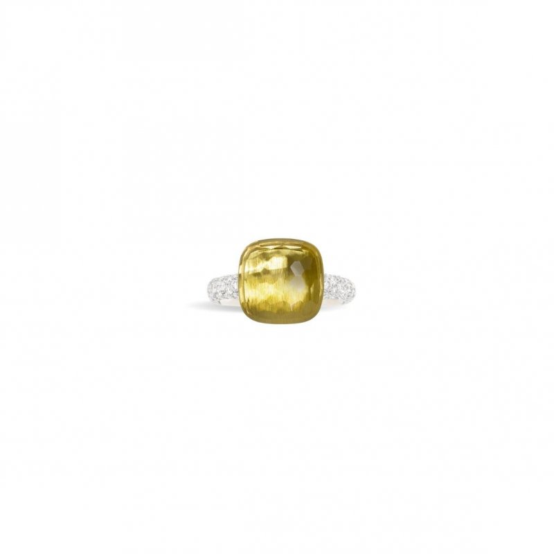 Pomellato - Anello Nudo Maxi - Oro Rosa - Quarzo