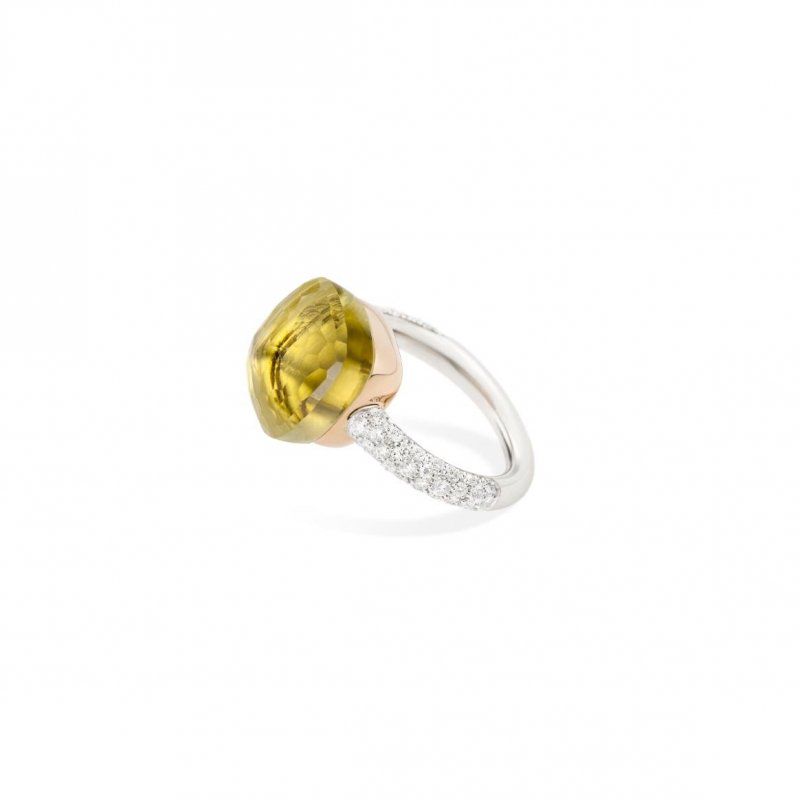 Pomellato - Anello Nudo Maxi - Oro Rosa - Quarzo