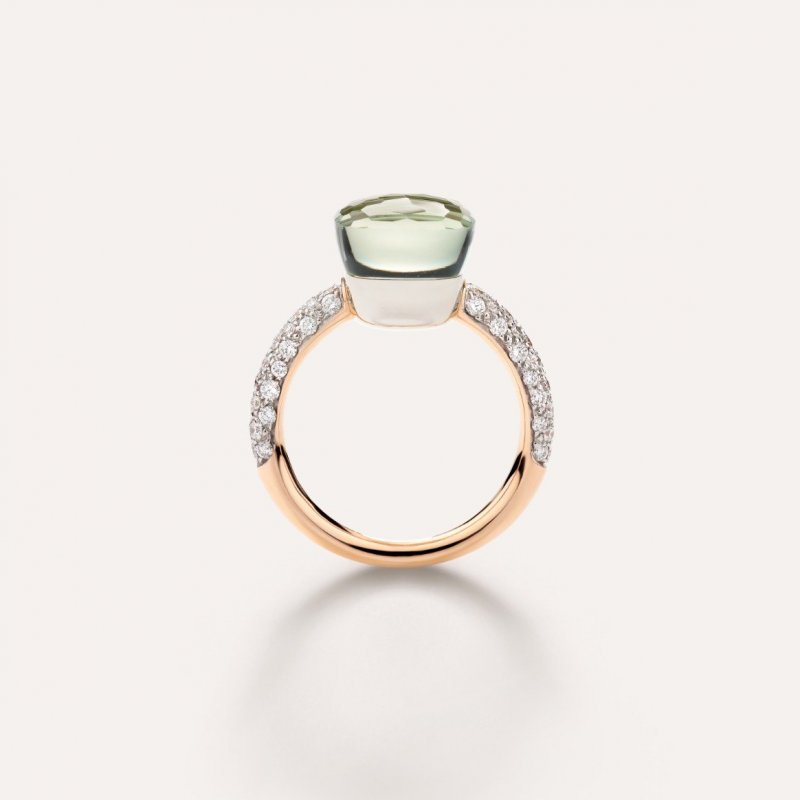 Pomellato - Anello Nudo Classic - Oro Rosa - Prasiolite