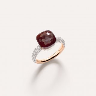 Pomellato - Anello Nudo Classic - Granato - Oro Rosa
