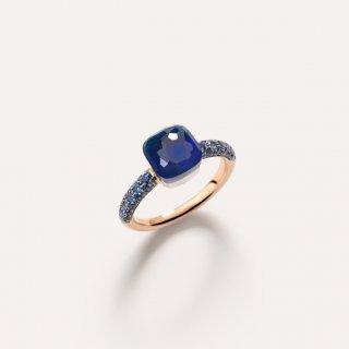 Pomellato - Anello Nudo Petit - Oro Rosa E Bianco