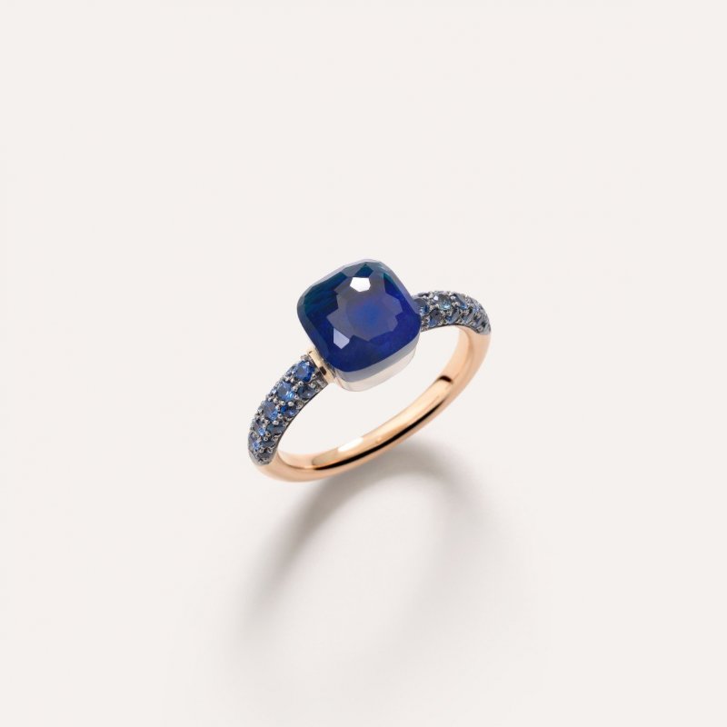 Pomellato - Anello Nudo Petit - Oro Rosa E Bianco