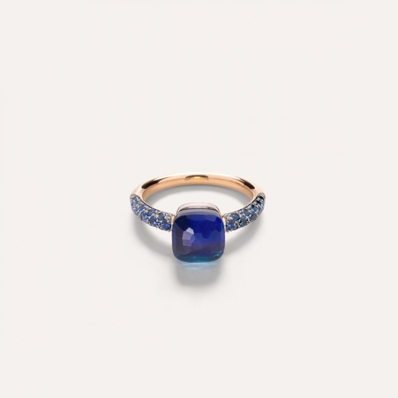 Pomellato - Anello Nudo Petit - Oro Rosa E Bianco
