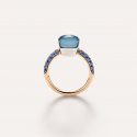 Pomellato - Anello Nudo Petit - Oro Rosa E Bianco