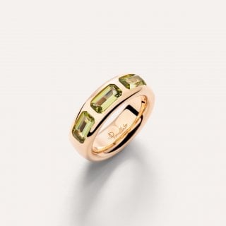 Pomellato - Anello Iconica - Oro Rosa - Peridoti