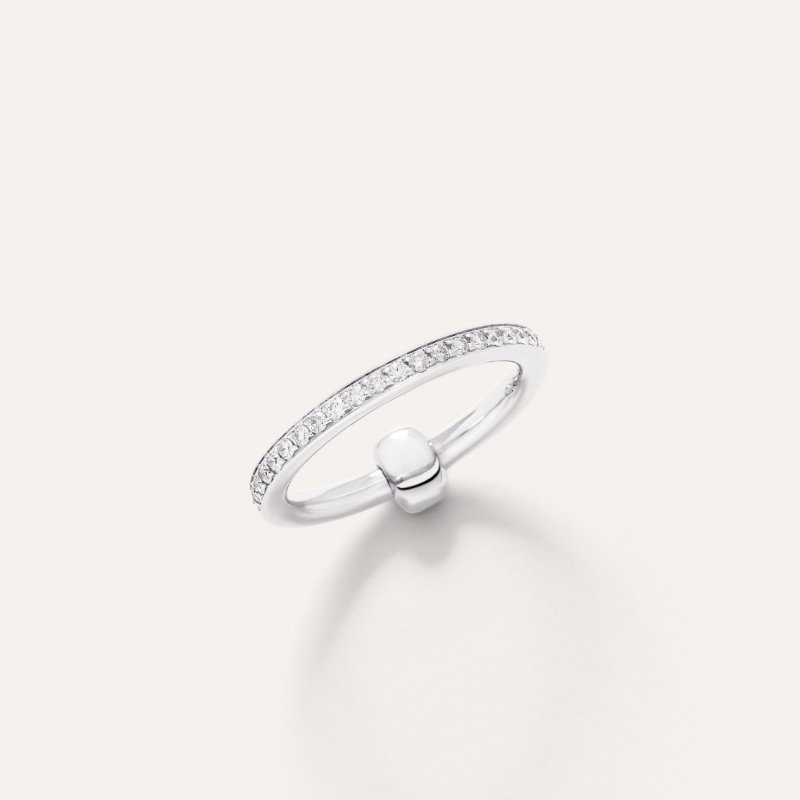 Pomellato - Anello Together - Oro Bianco - Diamanti