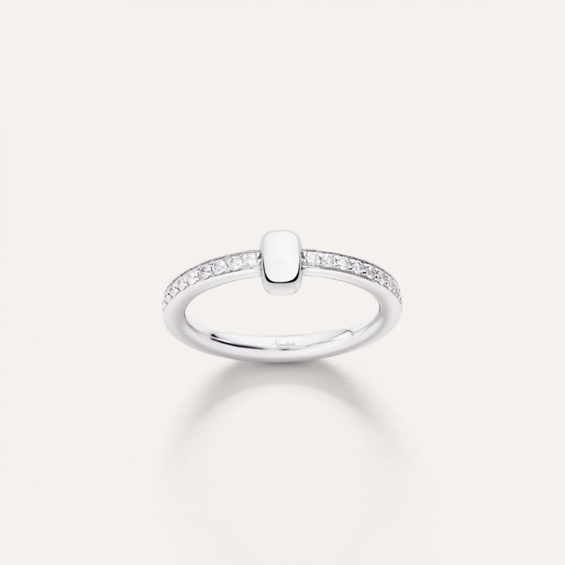 Pomellato - Anello Together - Oro Bianco - Diamanti