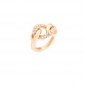 Pomellato - Anello Catene - Oro Rosa - Diamanti