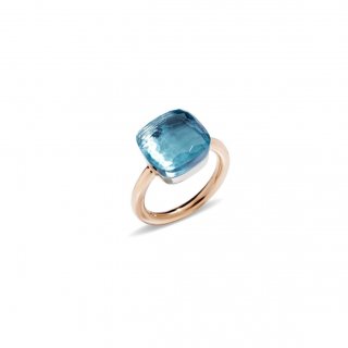 Pomellato - Anello Nudo Maxi - Oro Rosa - Topazio