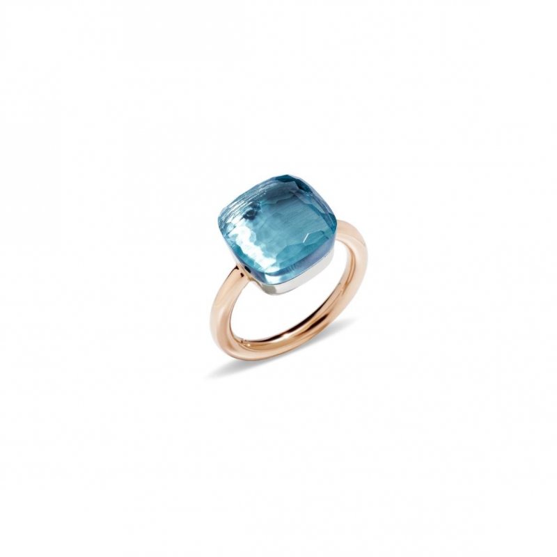 Pomellato - Anello Nudo Maxi - Oro Rosa - Topazio