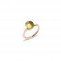 Pomellato - Anello Nudo Petit - Oro Rosa E Bianco