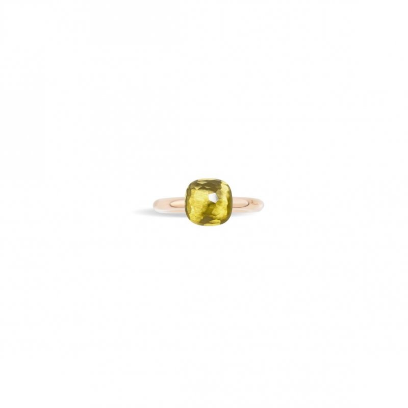 Pomellato - Anello Nudo Petit - Oro Rosa E Bianco