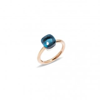Pomellato - Anello Nudo Petit - Oro Rosa - Topazio