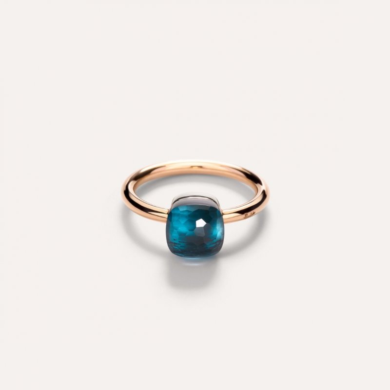 Pomellato - Anello Nudo Petit - Oro Rosa - Topazio